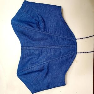 Strapless corset top